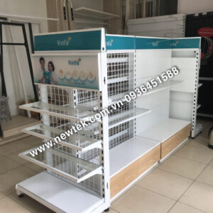 Kệ Siêu Thị Kép – Đợt Kính