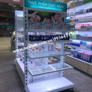 Kệ Lưng lưới đợt kính hiện đại