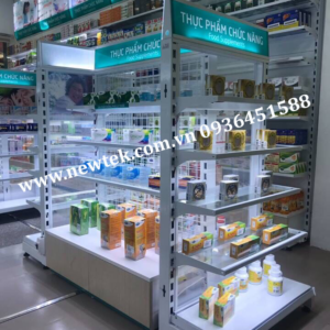 Kệ Lưng lưới – Hộc gỗ