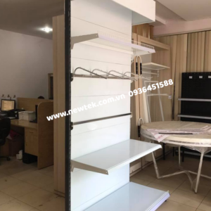 Kệ kèm trán quảng cáo