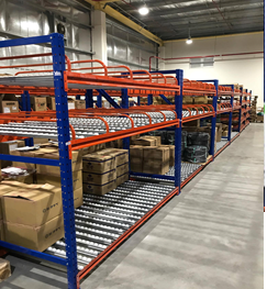 Giá kho hạng trung tải, có ray trượt Roller; H < 2000 (mm)